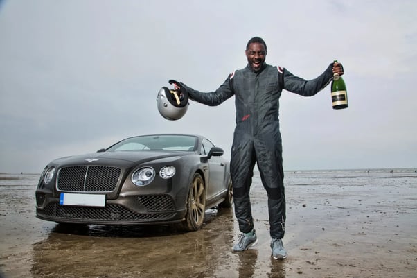 Idris Elba Bentley Continental GT