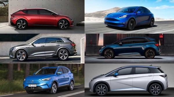 Selection of Electric Vehicles from 2022