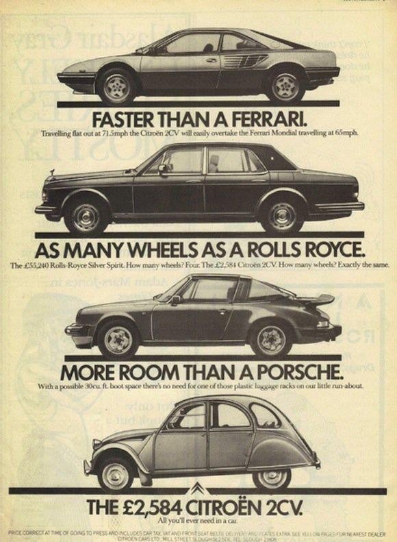 Citroen Old Advert