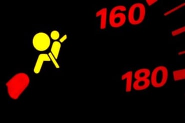 Airbag warning light symbol