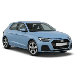 Audi A1 in blue 300 x 309
