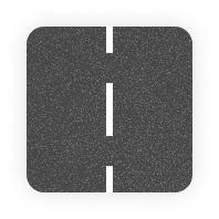 Broken white lines
