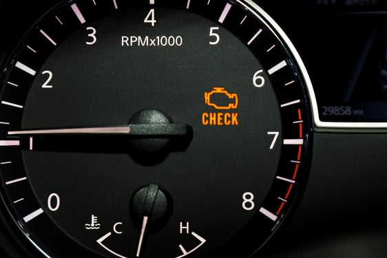 Check engine symbol