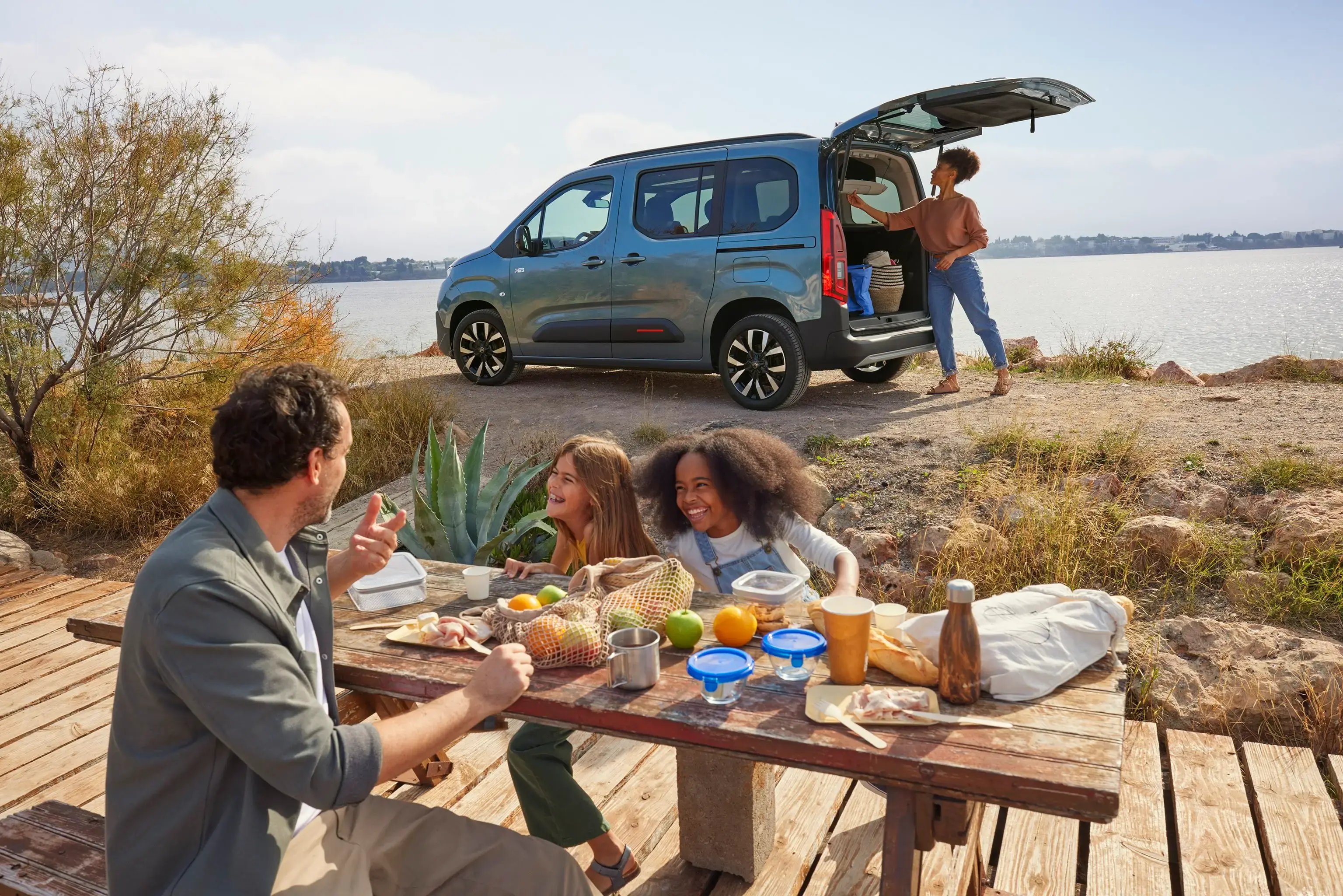 Citroen-Berlingo-background-family-and-children-picnic