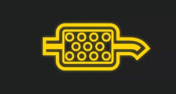 DPF warning light symbol