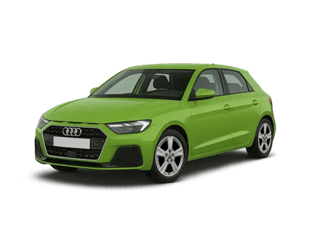 Green Audi A1 814 x 600