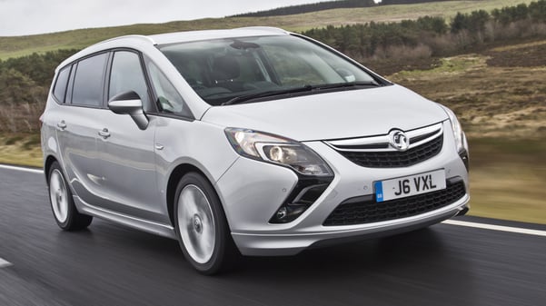 Grey Vauxhall Zafira Tourer