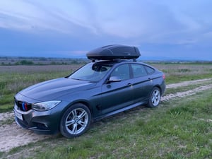 BMW on a road trip
