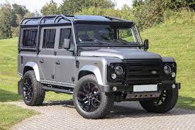 Silver Land Rover Defender 