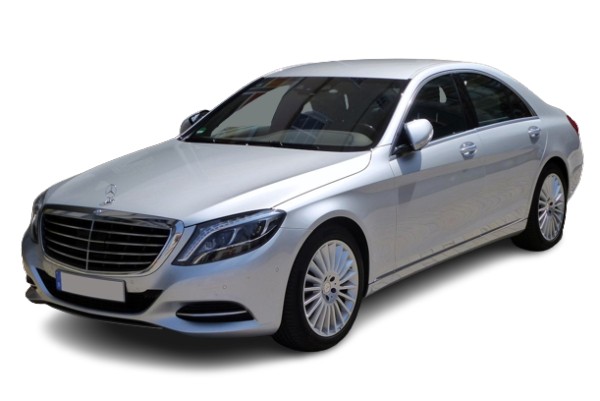 Silver Mercedes-Benz S-Class W222