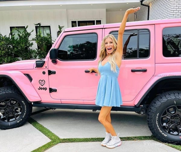 Rebecca Zamolo Pink Jeep Wrangler