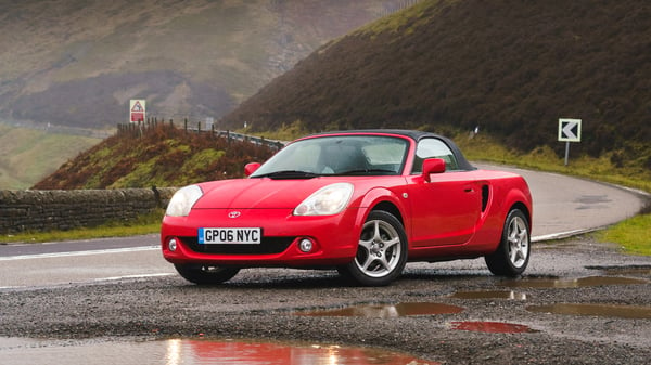 Red Toyota MR2 Roadster