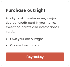Pay outright on Cazoo