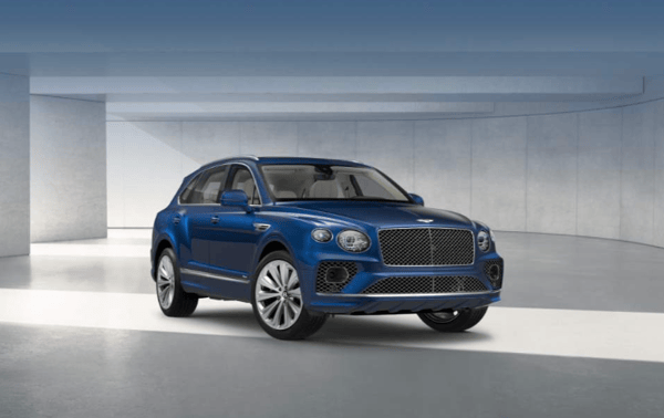 Blue Bentley Bentayga