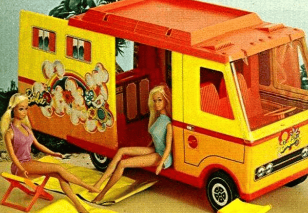 Barbie 1970s camper van