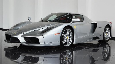 Silver Ferrari Enzo