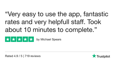 Trustpilot Review from Michael Spears