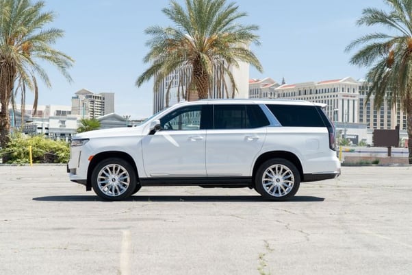 White Cadillac Escalade