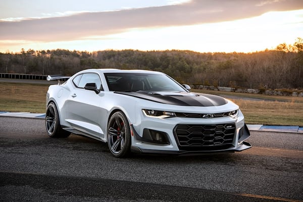 White Chevrolet Camaro ZL1