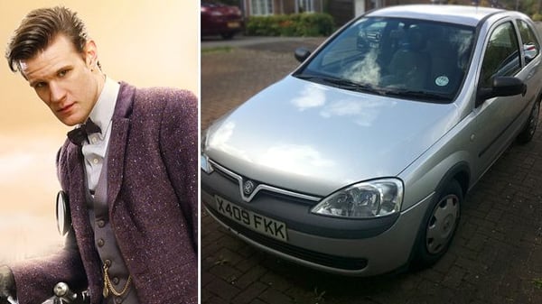 matt smith and his vauxhal corsa