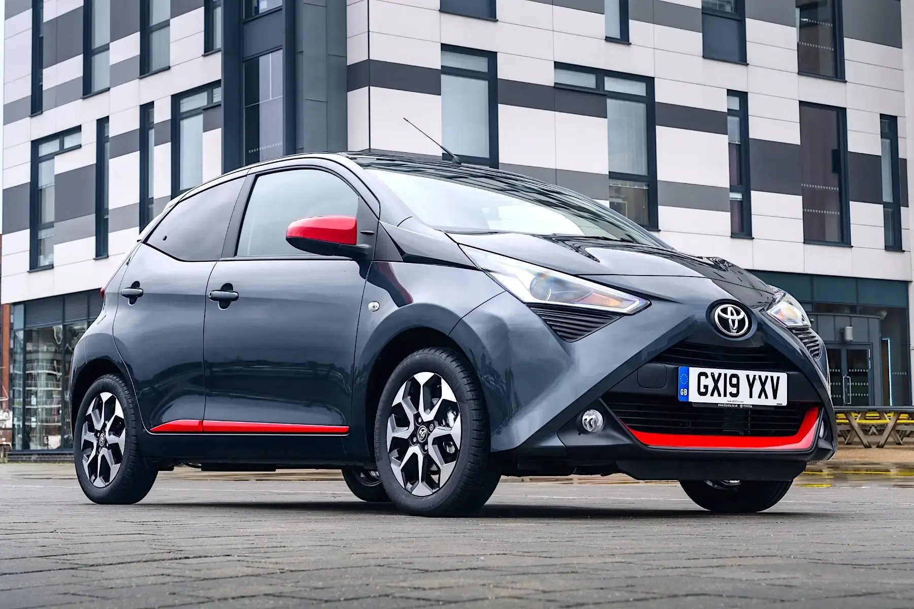 black-Toyota-Aygo-parked