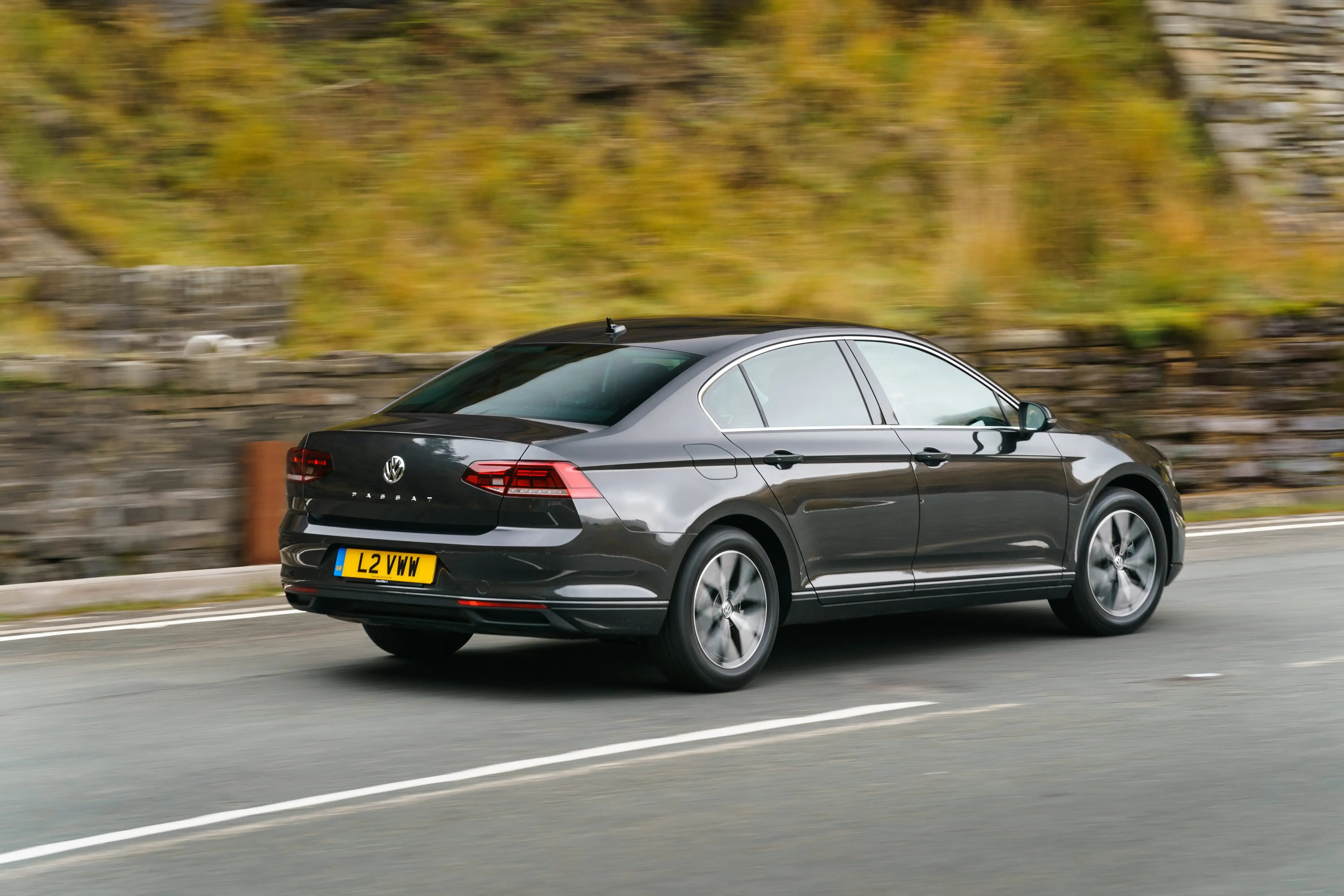 black-Volkswagen-Passat-dynamic-back