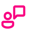 contact chat pink person icon