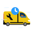 emergency breakdown white bg icon