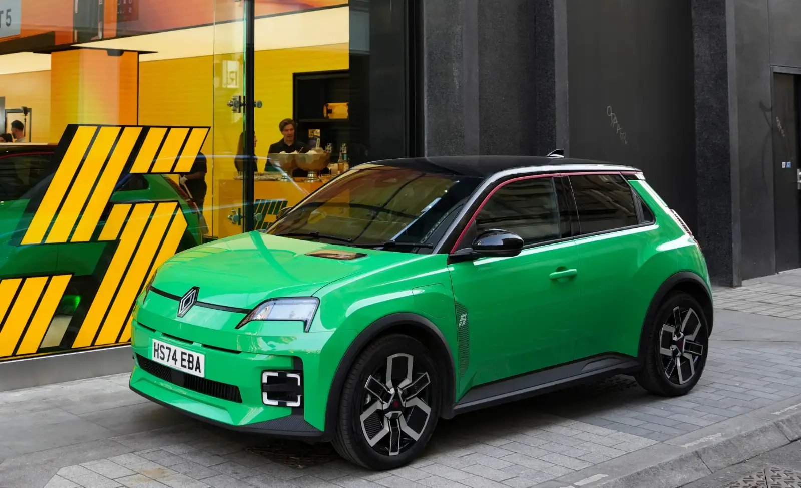 green-renault-5-parked