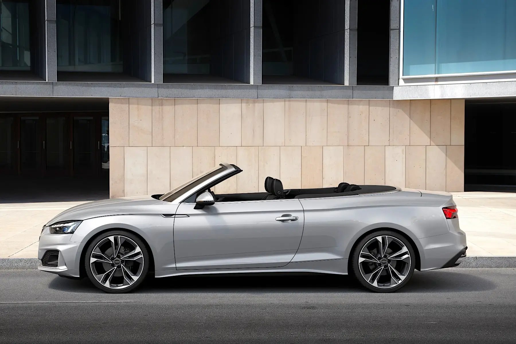 grey-Audi-A5-Cabriolet-parked