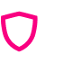 pink shield icon