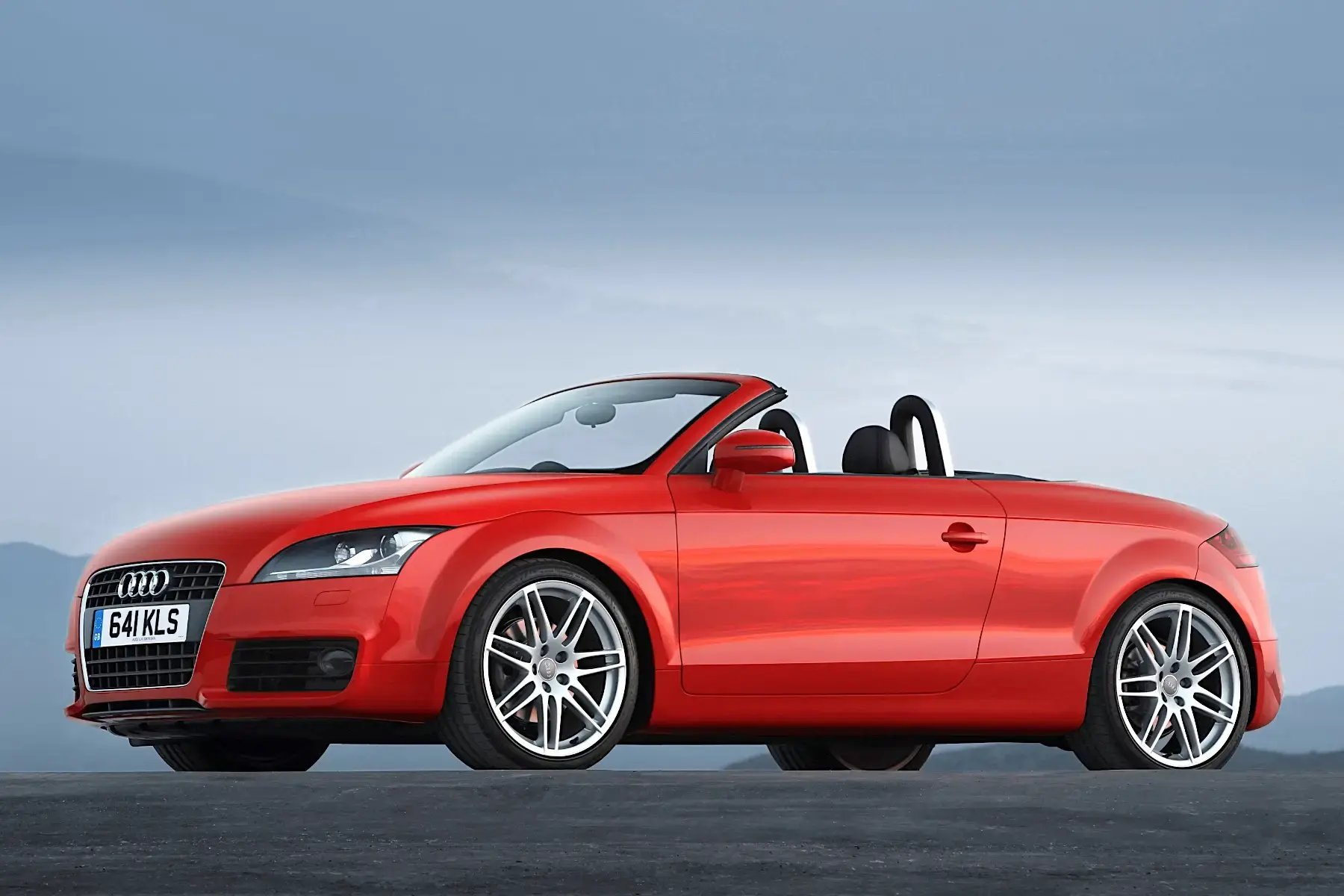 red-Audi-TT-Roadster-parked