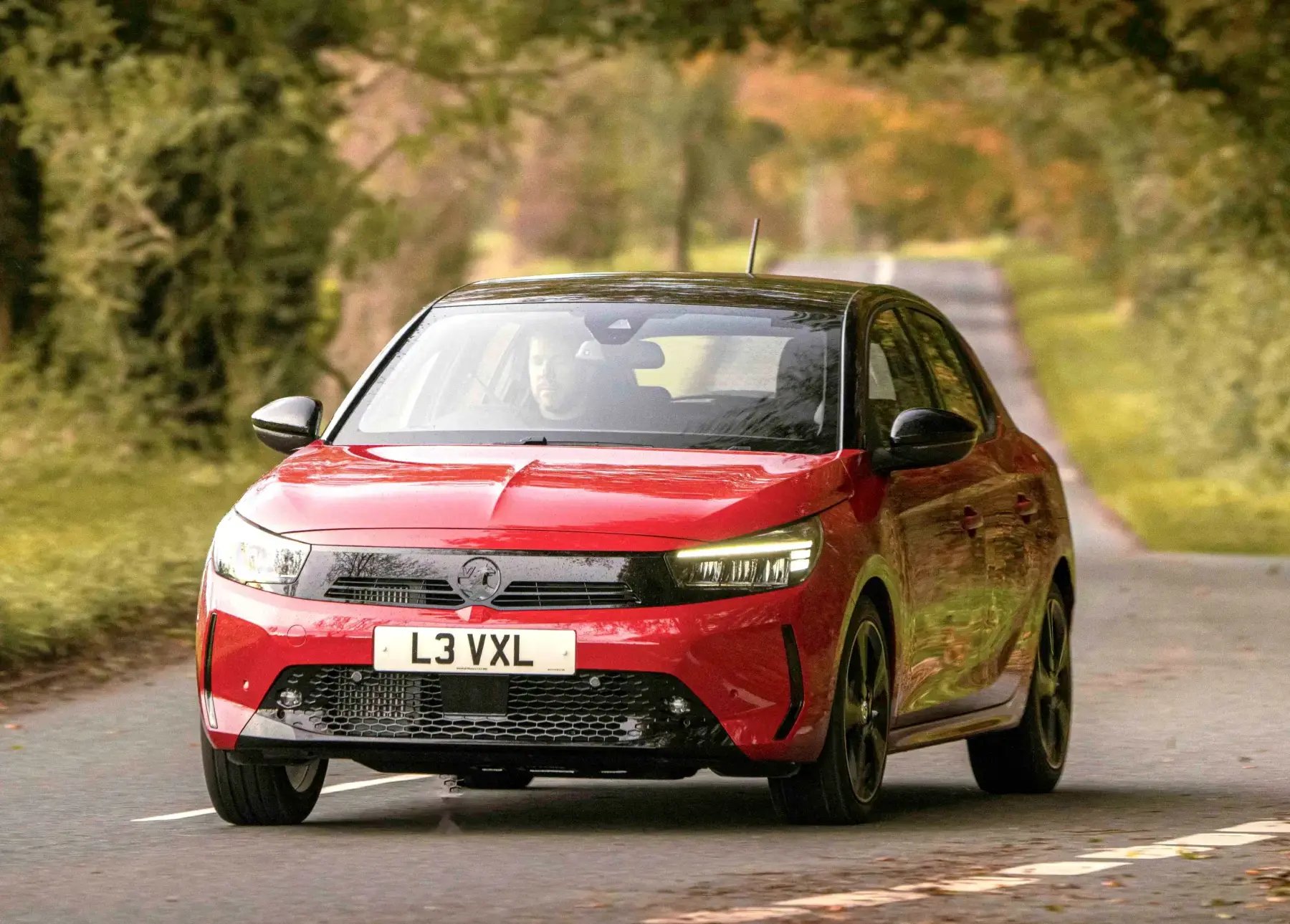 red-Vauxhall-Corsa-front-dynamic