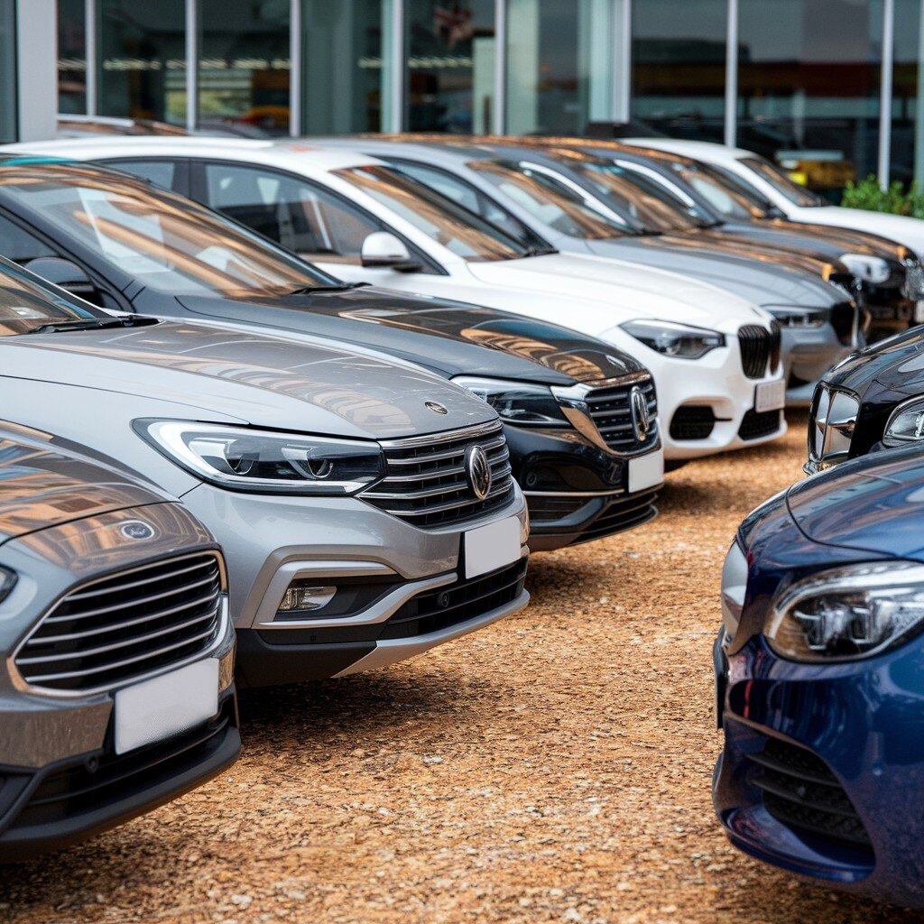 row-of-used-cars-at-dealership