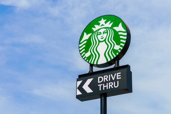 Starbucks drive thru