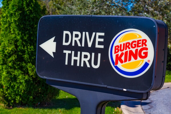 Burger King drive thru