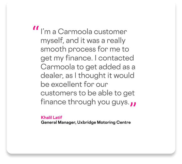 dealership testimonials uxbridge motoring group